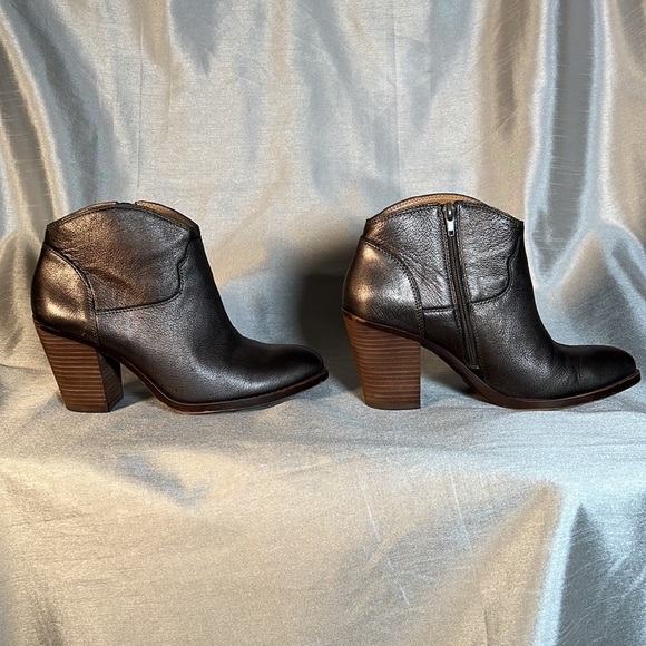 Lucky Pewter Western Booties “Eller” Size 10 VGC - Picture 2 of 7